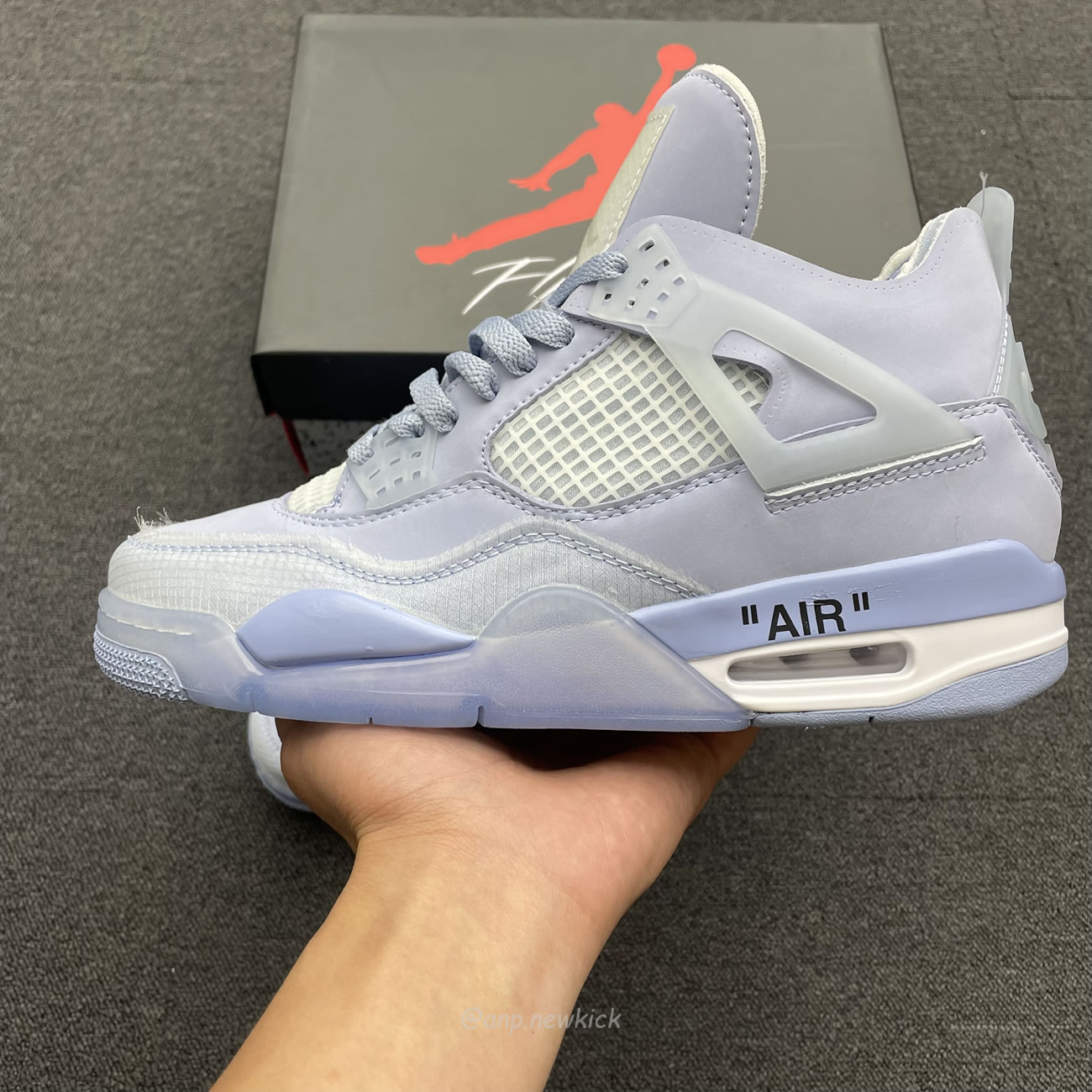 Air Jordan 4 Retro Off Blue Sail Womens Cv9388 102 (3) - www.newkick.org