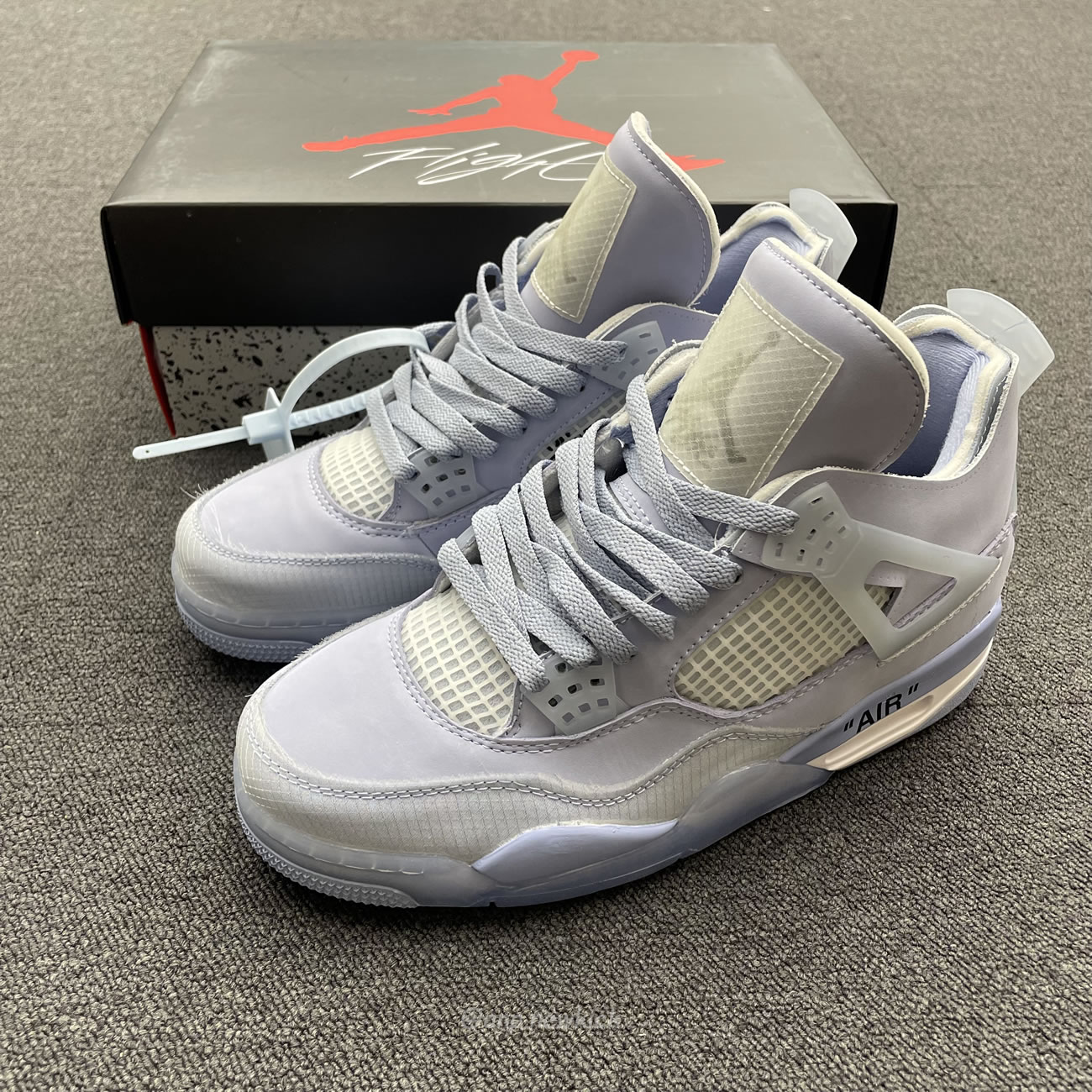 Air Jordan 4 Retro Off Blue Sail Womens Cv9388 102 (5) - www.newkick.org