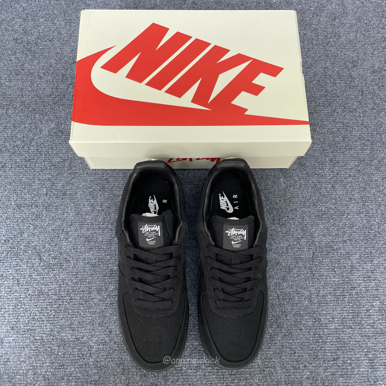 Nike Air Force 1 Low Stussy Black Cz9084 001 (7) - www.newkick.org Nike Air Force 1 Low Stussy Black Cz9084 001 (7) - www.newkick.org