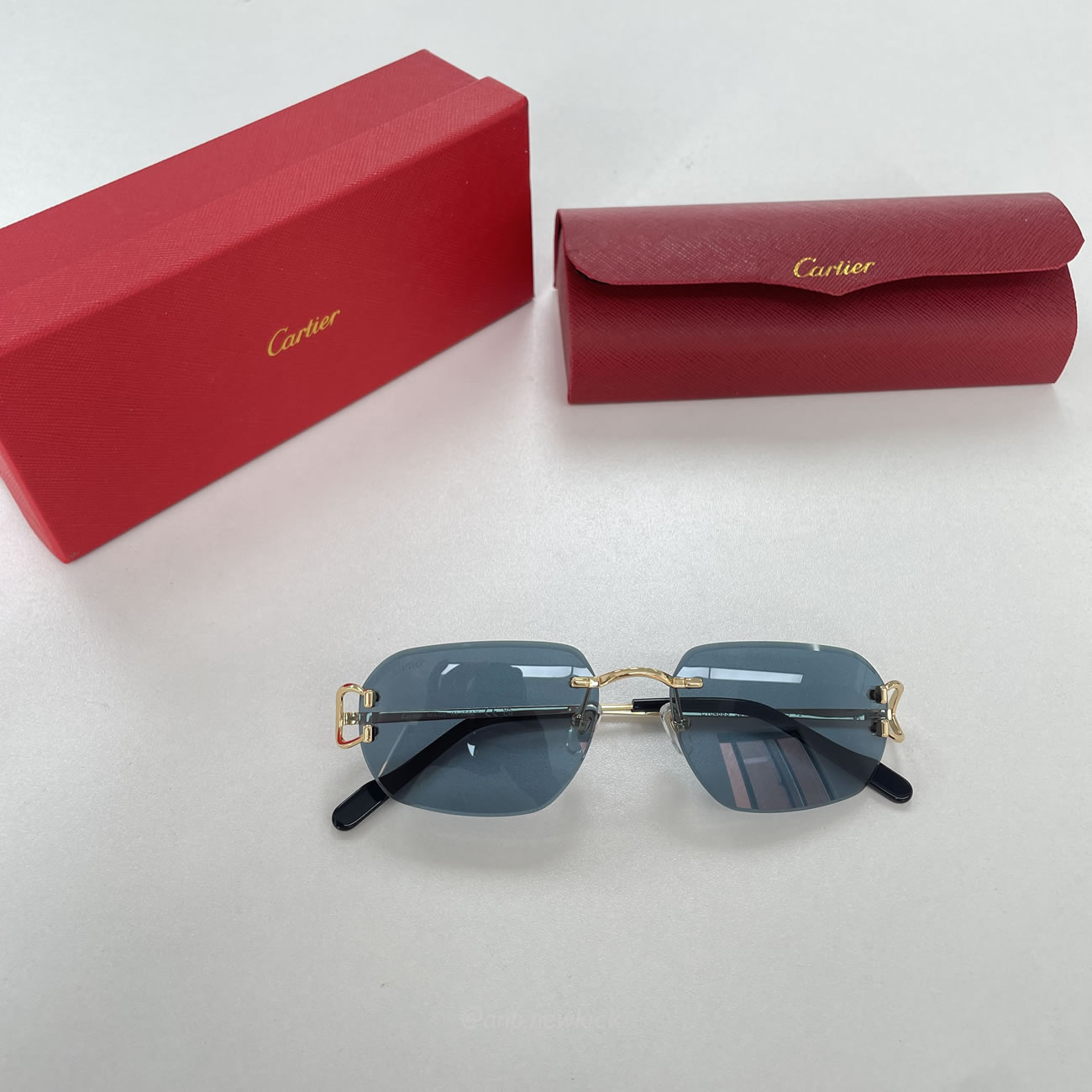 Cartier Eyewear Rimless Rectangle Frame Sunglasses (3) - www.newkick.org Cartier Eyewear Rimless Rectangle Frame Sunglasses (3) - www.newkick.org