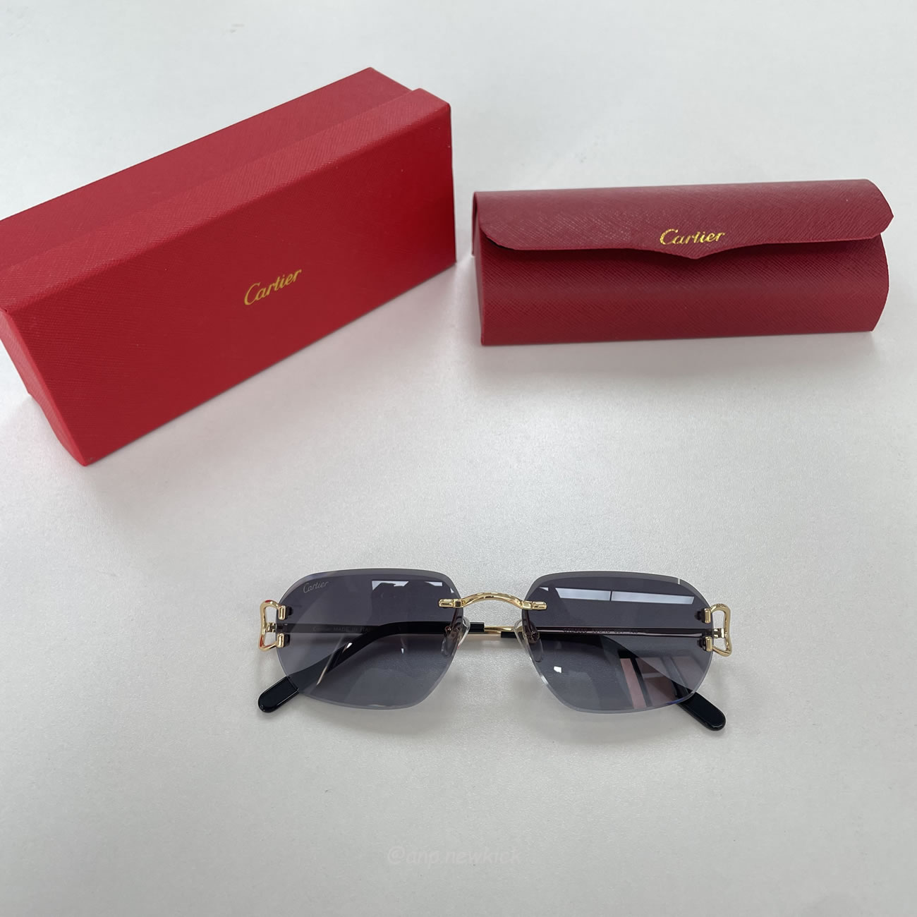 Cartier Eyewear Rimless Rectangle Frame Sunglasses (4) - www.newkick.org Cartier Eyewear Rimless Rectangle Frame Sunglasses (4) - www.newkick.org
