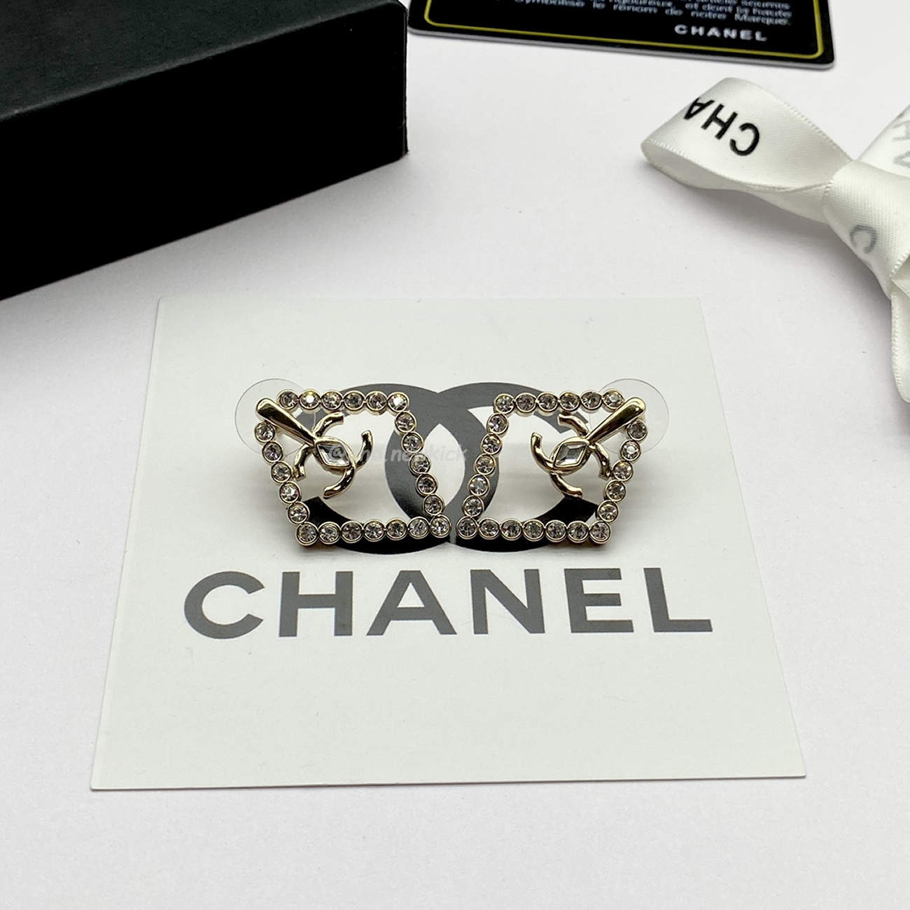 Chanel Cc Gold Earrings (1) - www.newkick.org