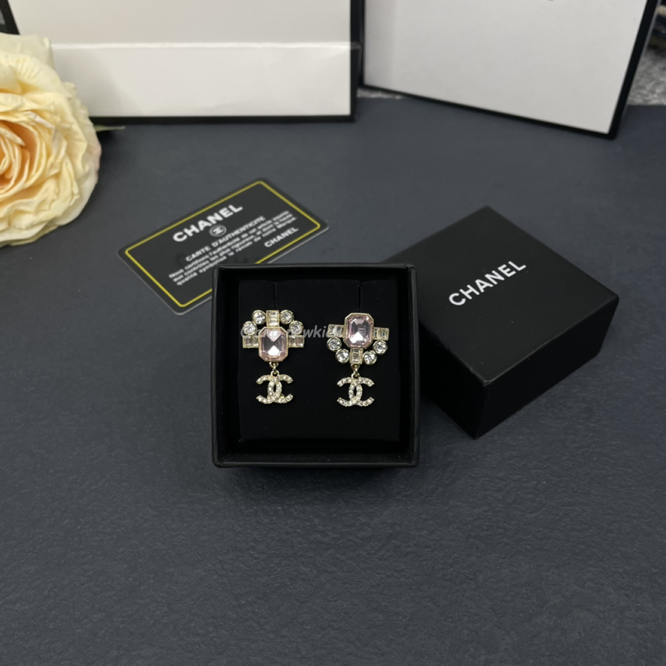 Chanel Cc Gold Earrings (12) - www.newkick.org