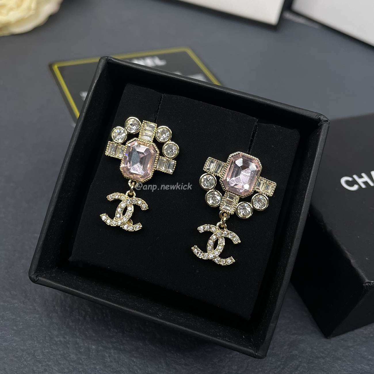 Chanel Cc Gold Earrings (13) - www.newkick.org