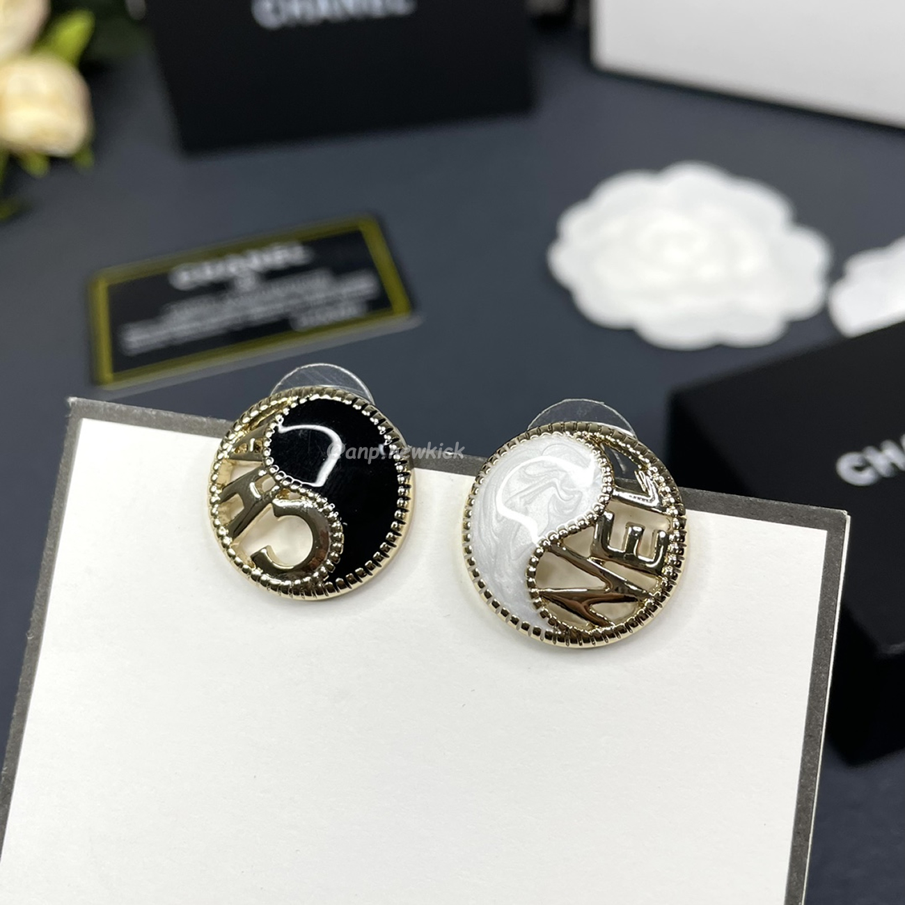 Chanel Cc Gold Earrings (14) - www.newkick.org
