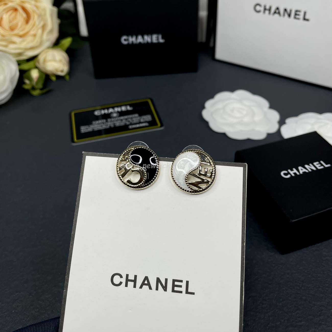 Chanel Cc Gold Earrings (15) - www.newkick.org