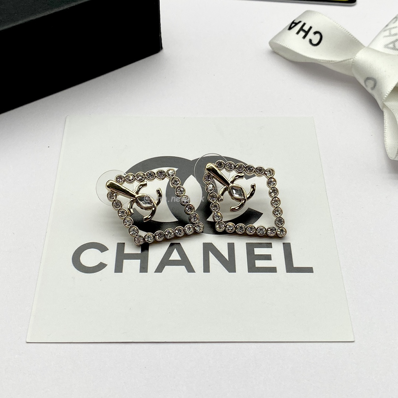 Chanel Cc Gold Earrings (6) - www.newkick.org