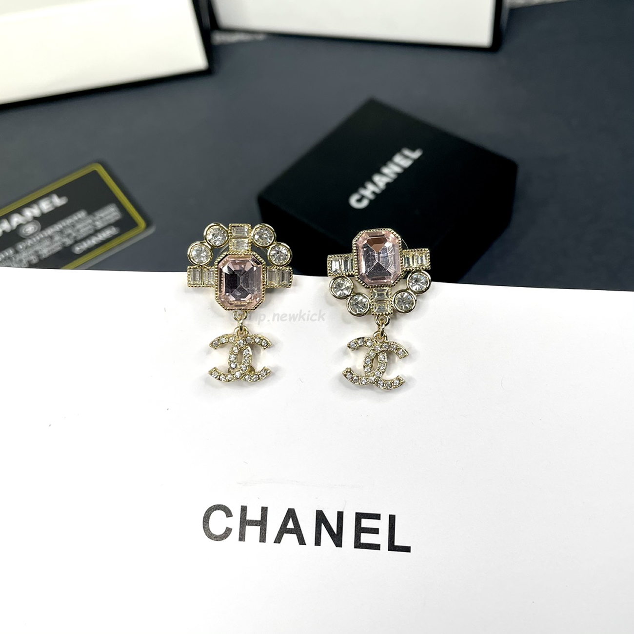 Chanel Cc Gold Earrings (7) - www.newkick.org