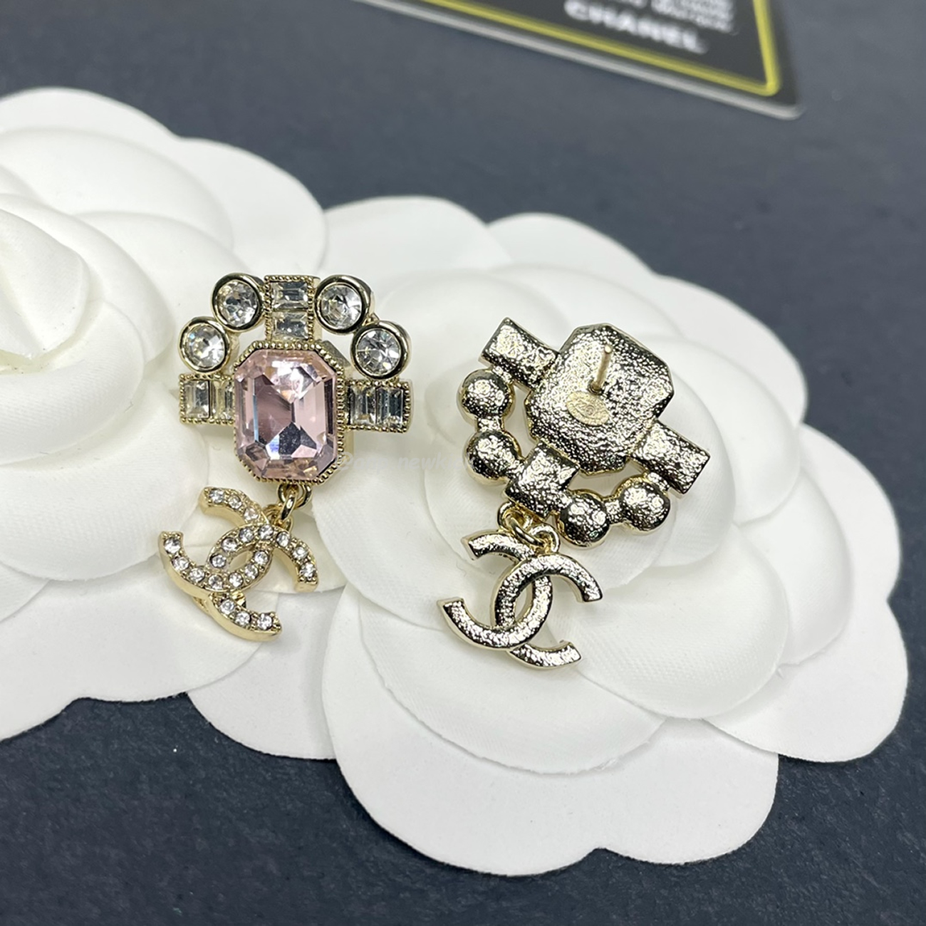 Chanel Cc Gold Earrings (8) - www.newkick.org