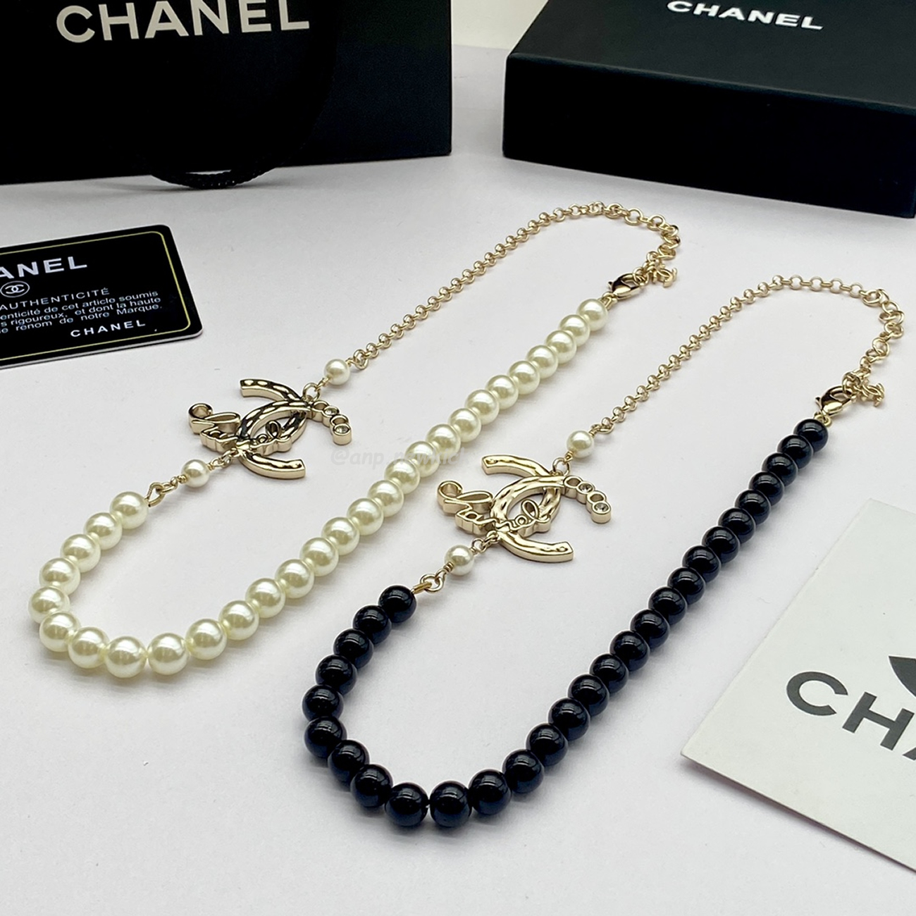 Chanel Cc Pearl Necklace (2) - www.newkick.org