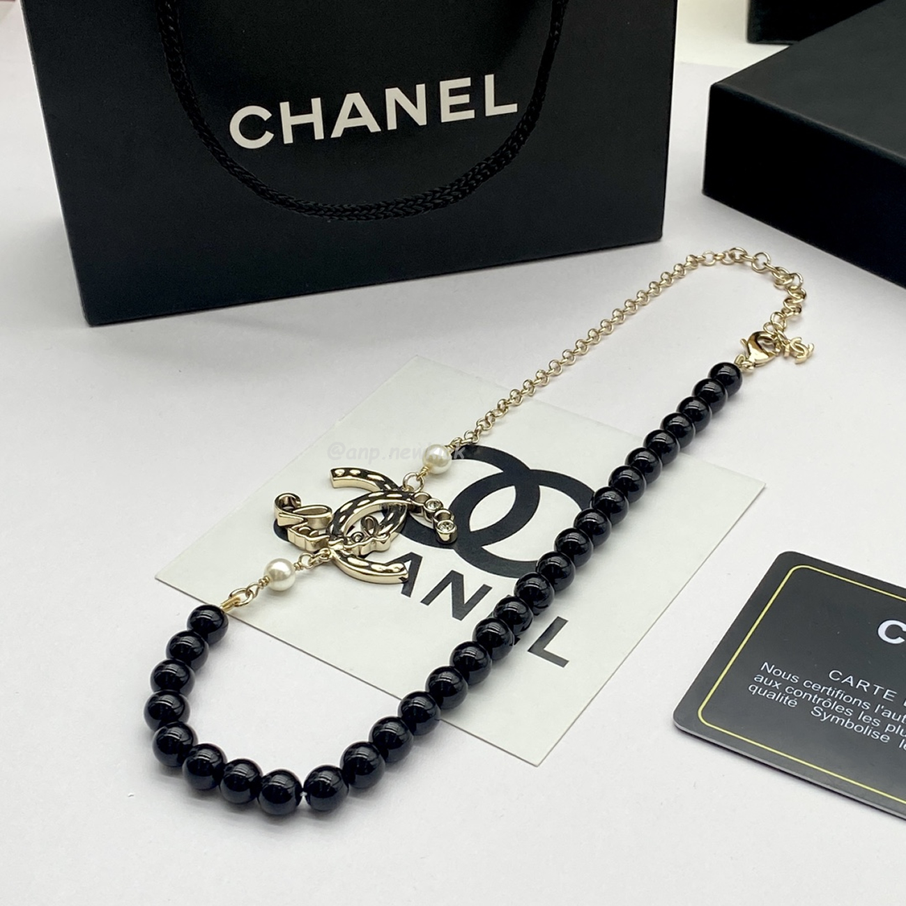 Chanel Cc Pearl Necklace (3) - www.newkick.org
