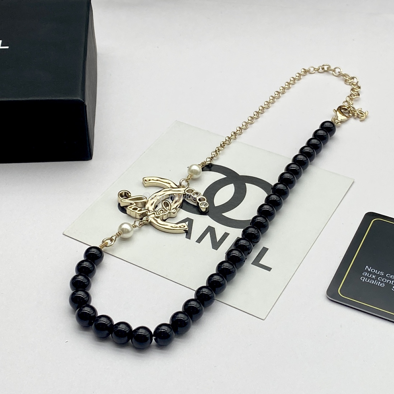 Chanel Cc Pearl Necklace (4) - www.newkick.org