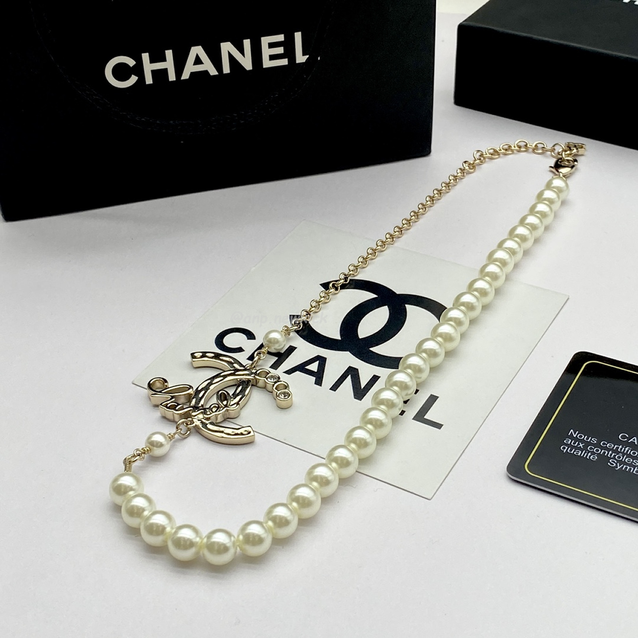 Chanel Cc Pearl Necklace (6) - www.newkick.org