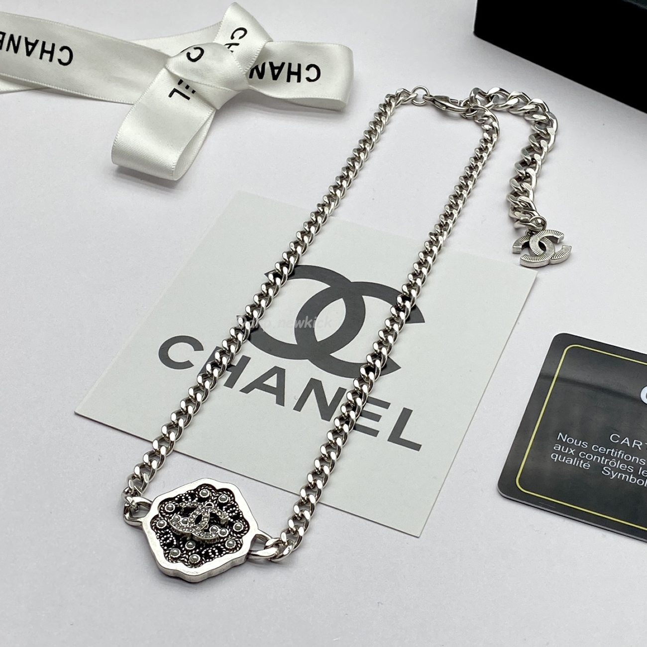 Chanel Cc Pearl Necklace (8) - www.newkick.org