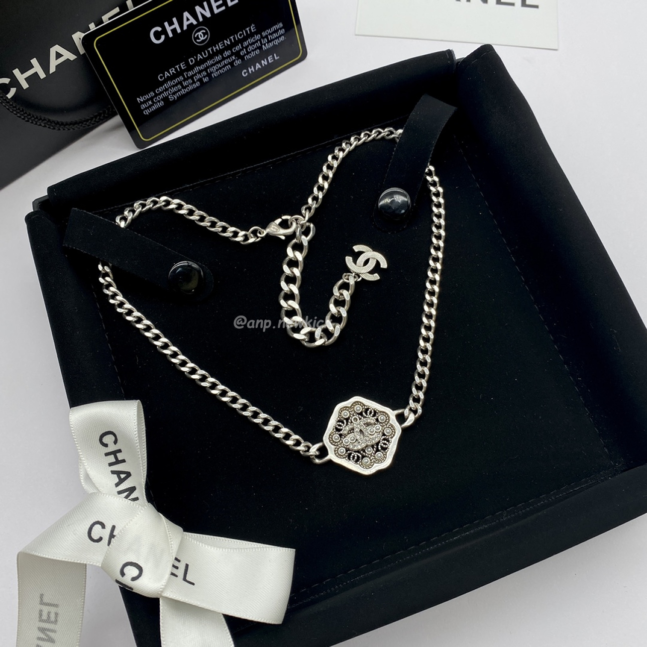 Chanel Cc Pearl Necklace (9) - www.newkick.org