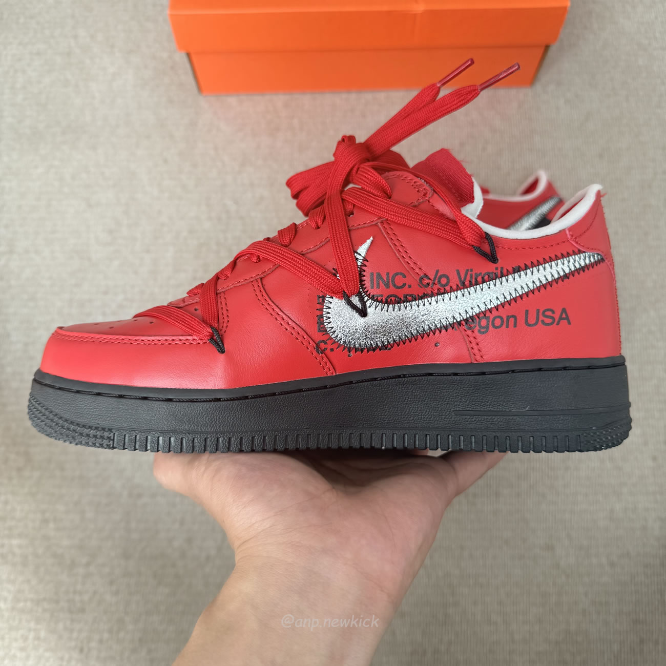 Nike Air Force 1 Low X Off White University Red Dd1876 600 (4) - www.newkick.org