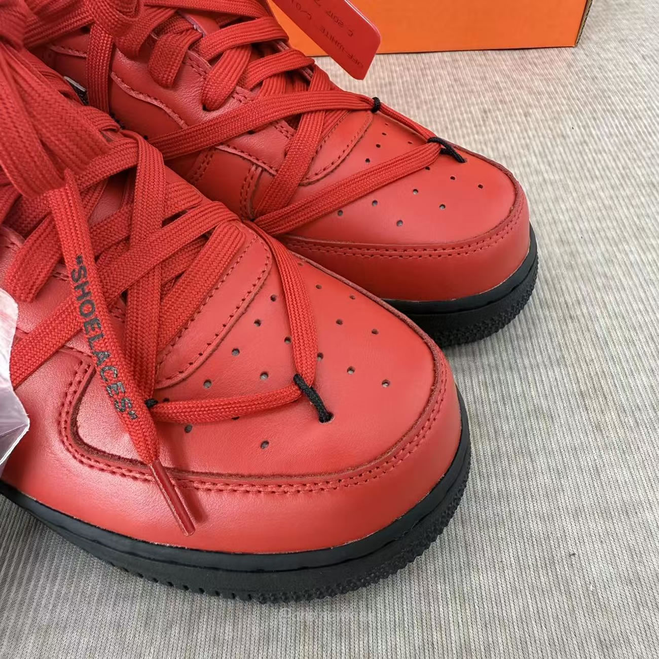 Nike Air Force 1 Low X Off White University Red Dd1876 600 (5) - www.newkick.org