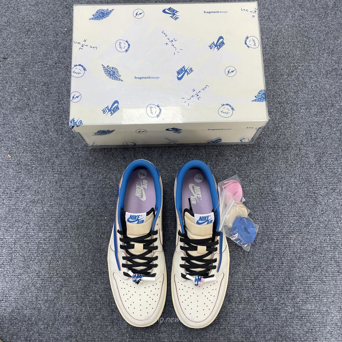 Air Jordan 1 Retro Low Og Sp Fragment X Travis Scott Sail Military Blue Dm7866 104 (23) - www.newkick.org