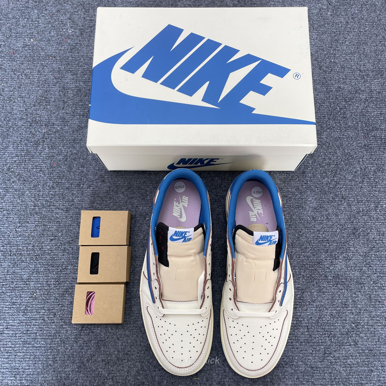 Air Jordan 1 Retro Low Og Sp Fragment X Travis Scott Sail Military Blue Dm7866 104 (9) - www.newkick.org