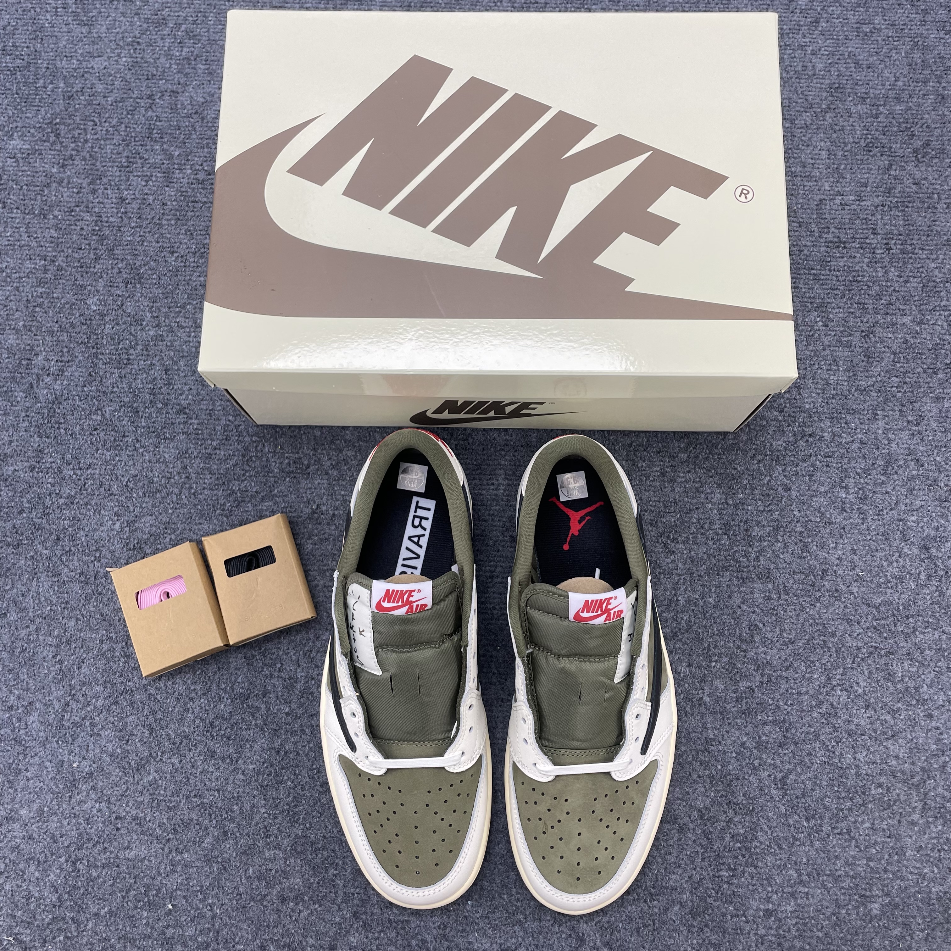 Travis Scott X Air Jordan 1 Low Og Sp Medium Olive Dm7866 200 (37) - www.newkick.org