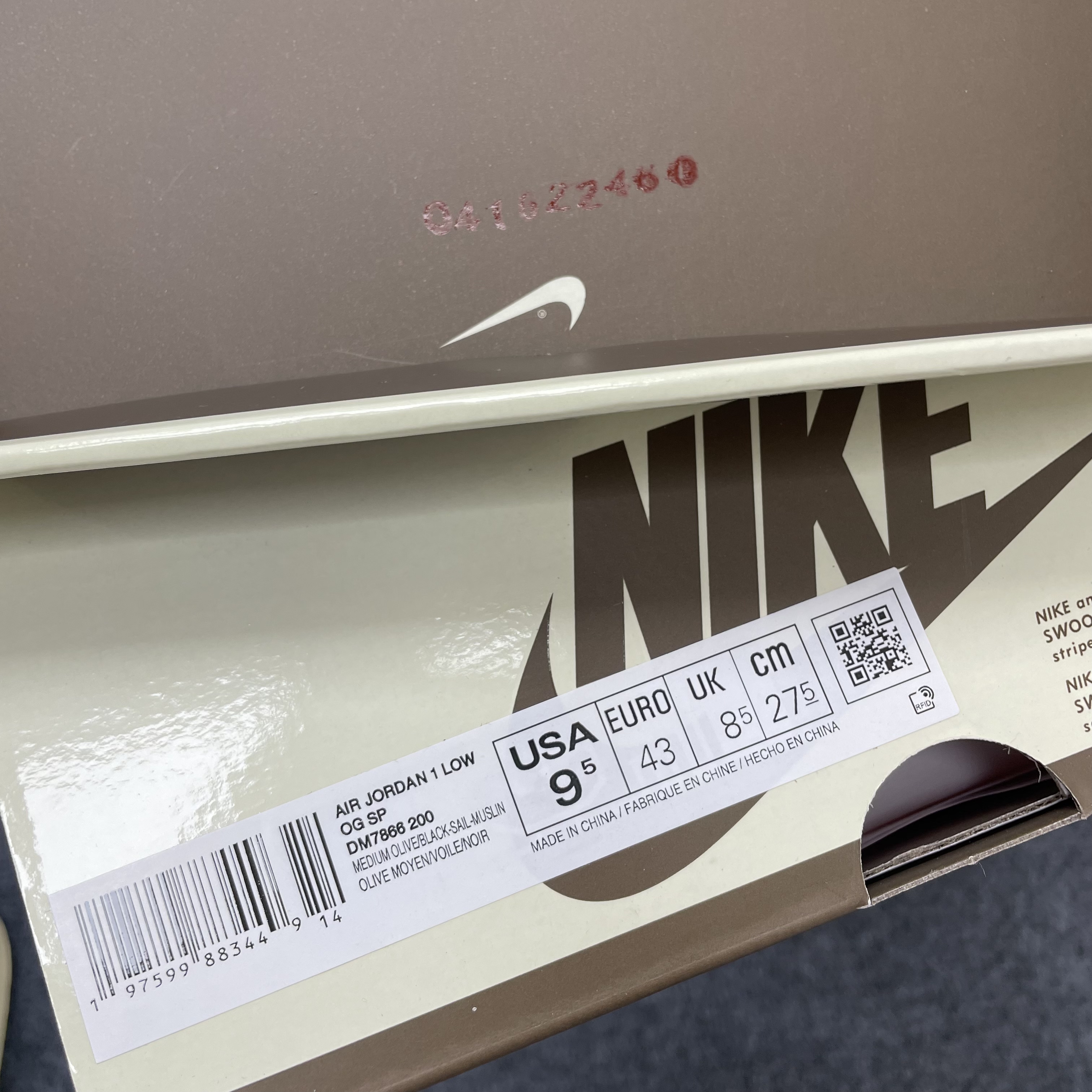 Travis Scott X Air Jordan 1 Low Og Sp Medium Olive Dm7866 200 (40) - www.newkick.org