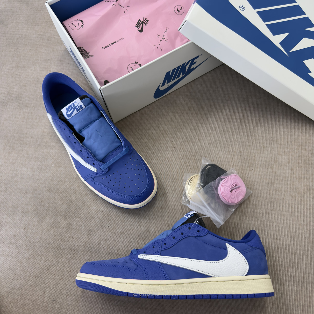Air Jordan 1 Retro Low Og Sp Travis Scott X Fragment Blue Dm7866 400 (2) - www.newkick.org