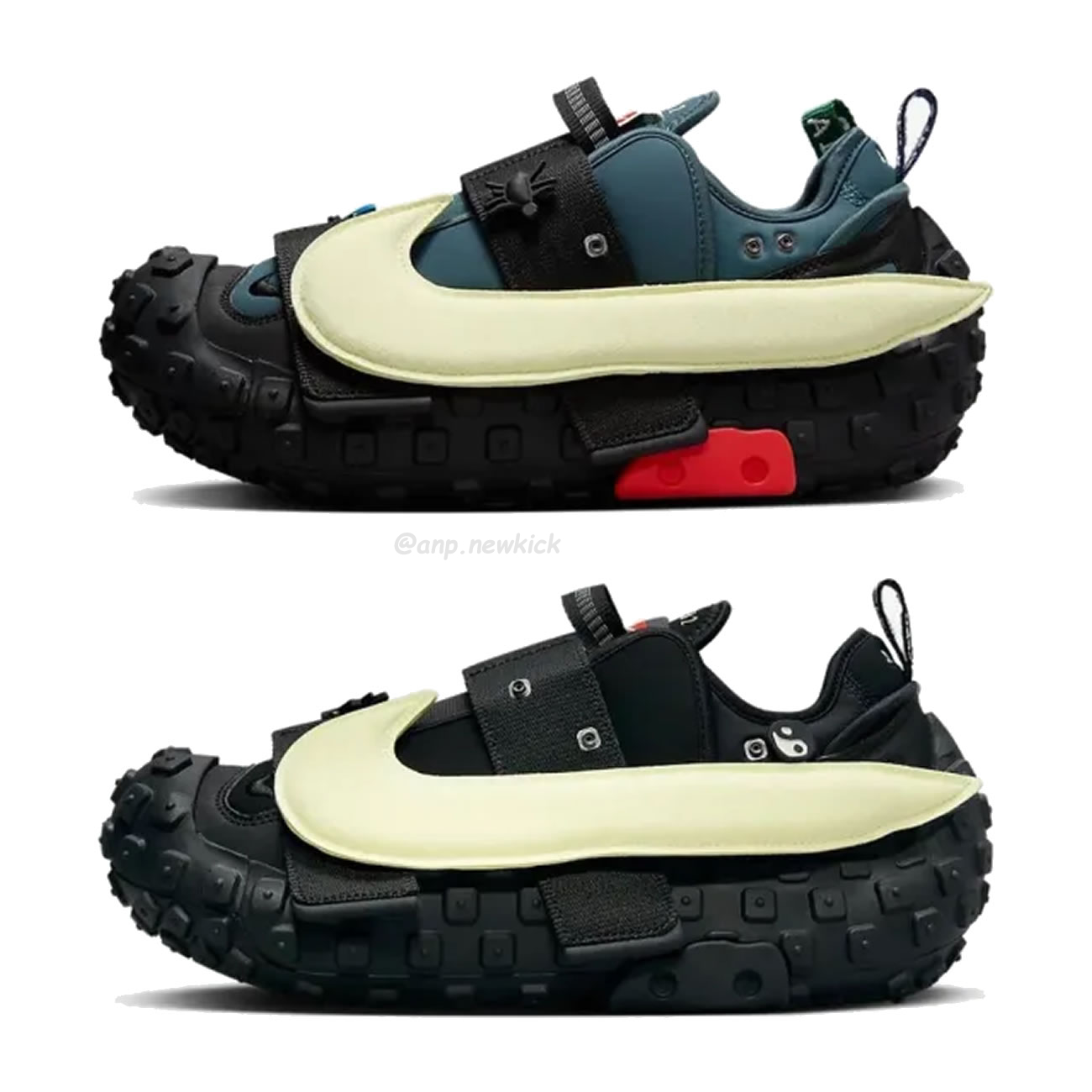 Nike Cpfm Air Flea 2 Cactus Plant Flea Market Black Alabaster Faded Spruce Dv7164 001 Dv7164 300 (1) - www.newkick.org