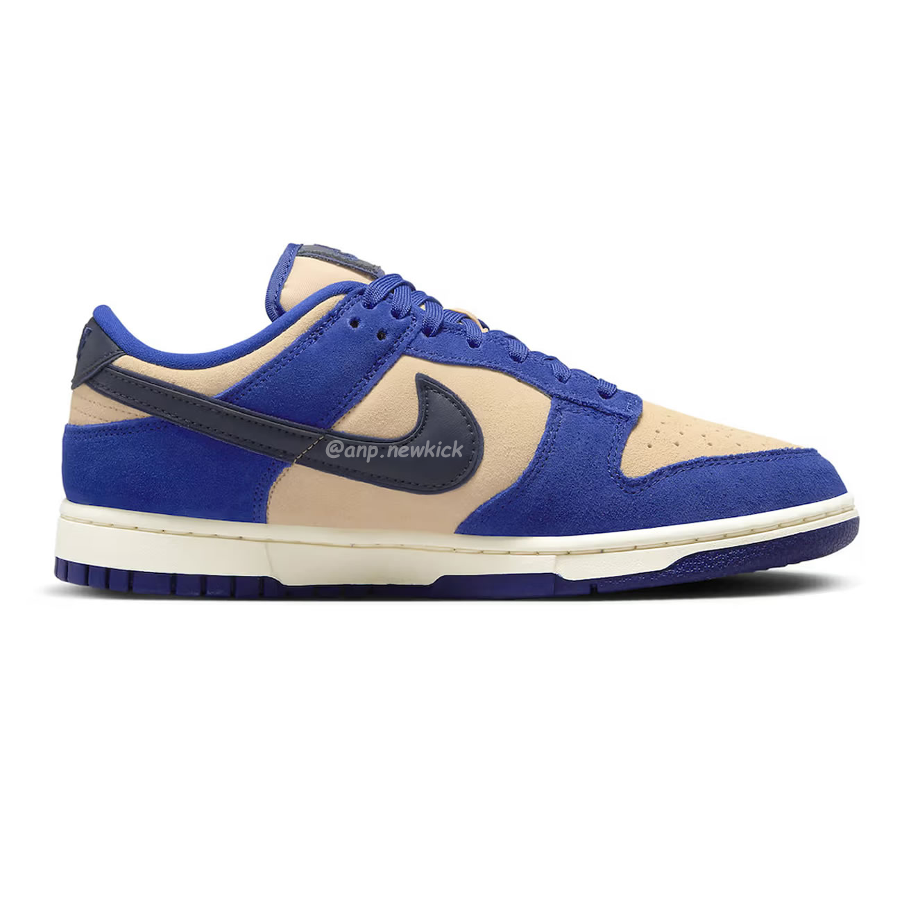 Nike Dunk Low Lx Blue Suede Womens Dv7411 400 (10) - www.newkick.org