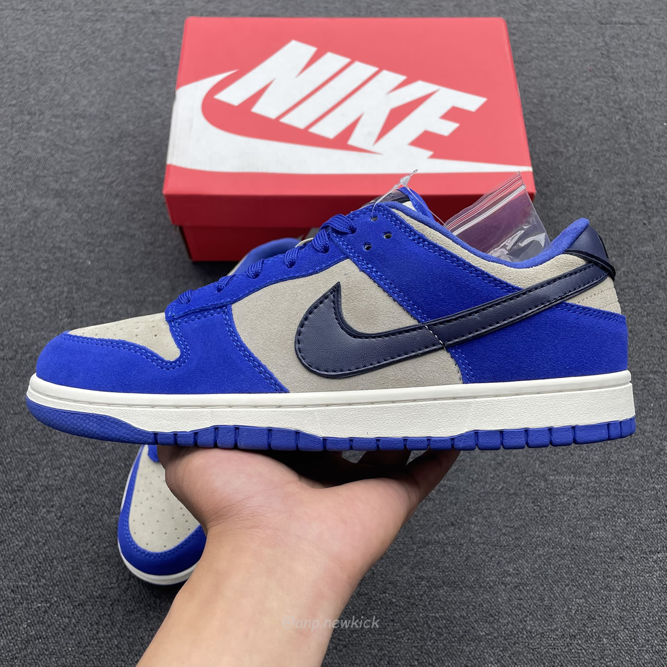 Nike Dunk Low Lx Blue Suede Womens Dv7411 400 (14) - www.newkick.org