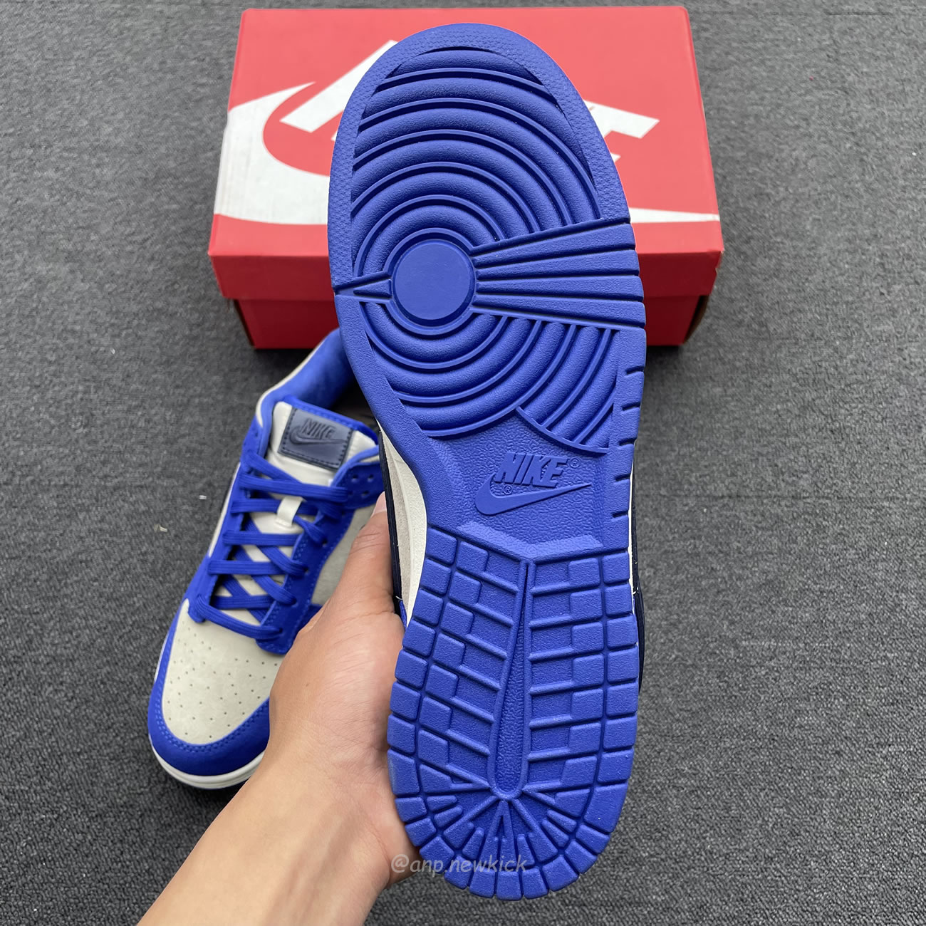 Nike Dunk Low Lx Blue Suede Womens Dv7411 400 (8) - www.newkick.org