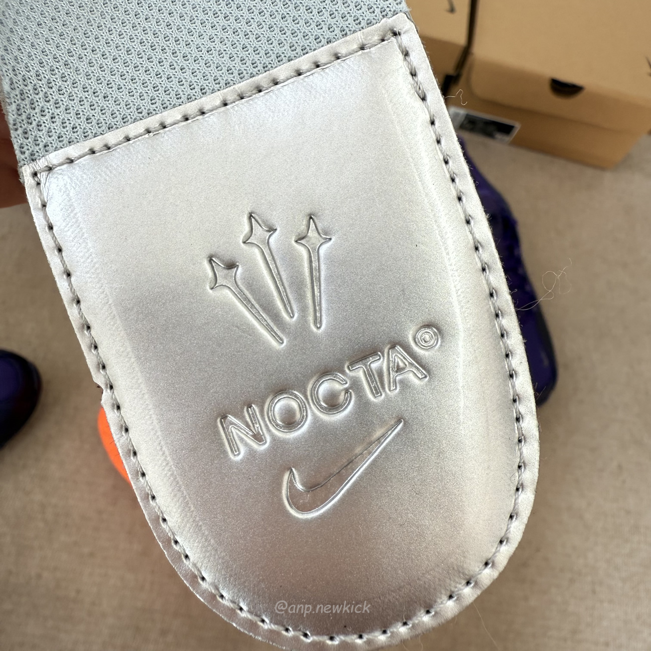 Nike Hot Step 2 Drake Nocta Eggplant Black Orange (2) - www.newkick.org