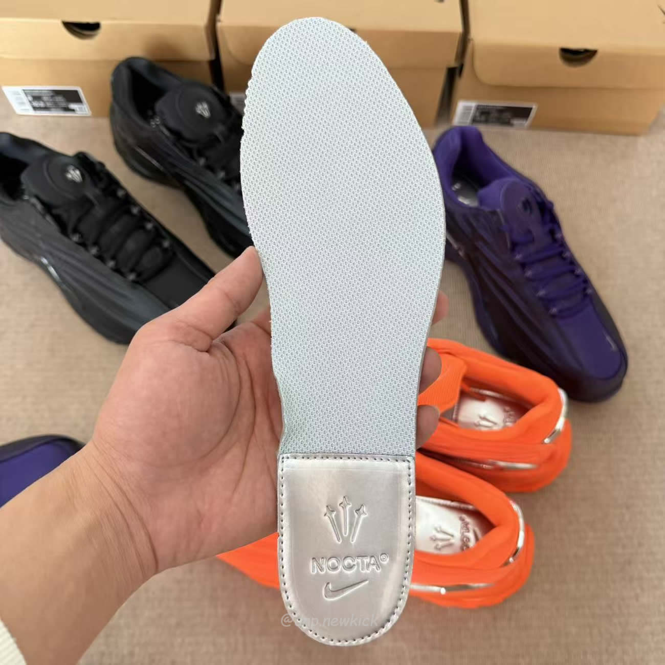 Nike Hot Step 2 Drake Nocta Eggplant Black Orange (5) - www.newkick.org