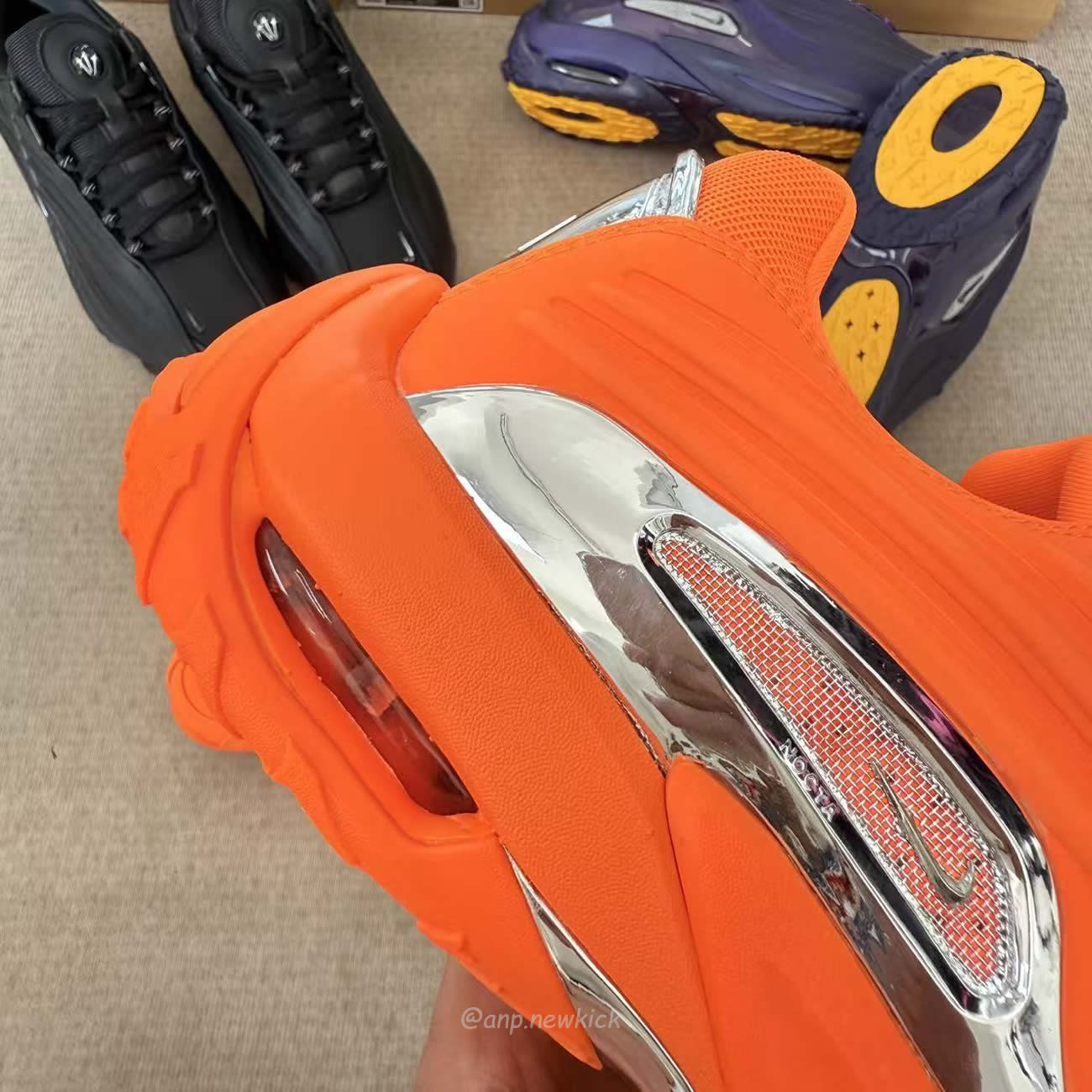 Nike Hot Step 2 Drake Nocta Eggplant Black Orange (6) - www.newkick.org