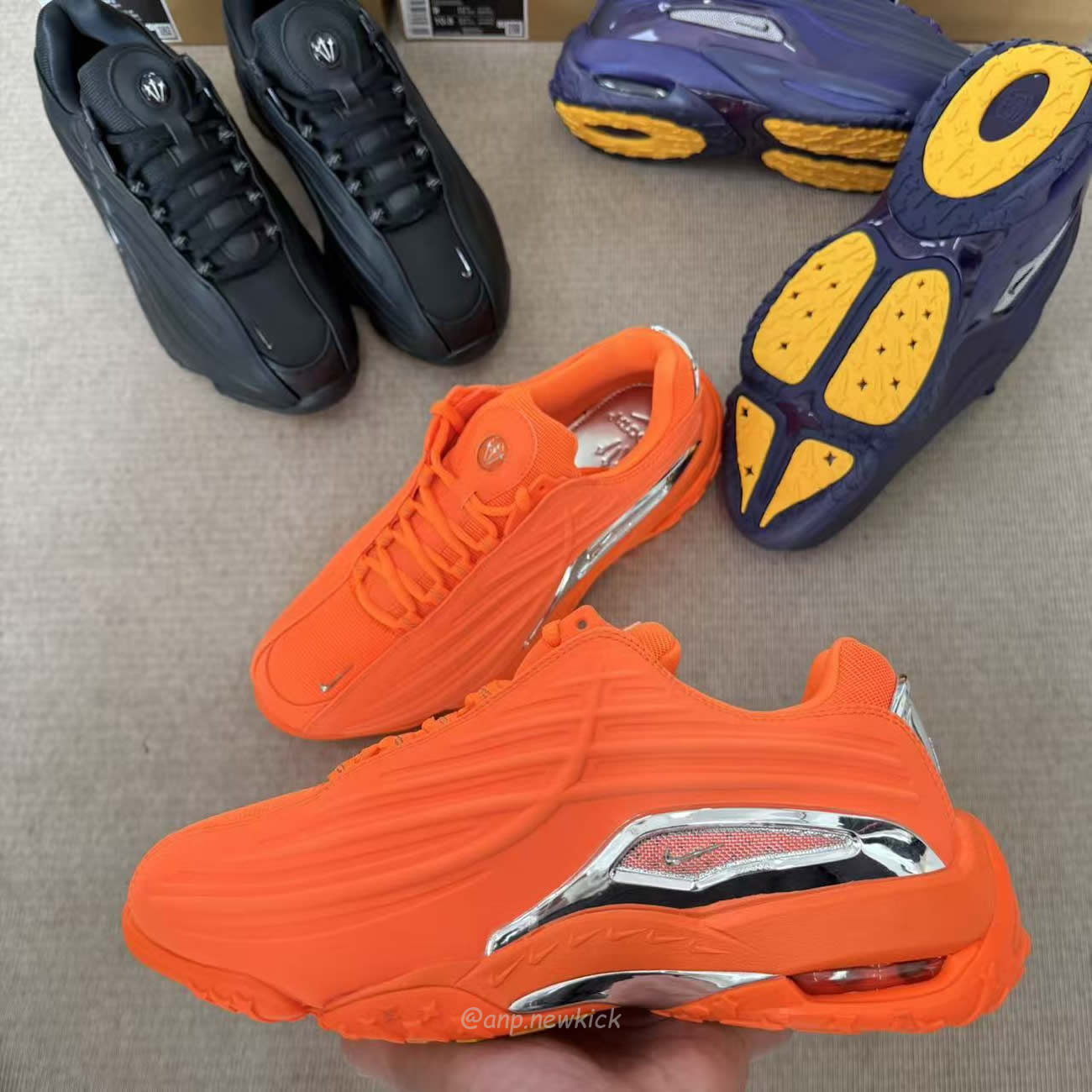 Nike Hot Step 2 Drake Nocta Eggplant Black Orange (9) - www.newkick.org