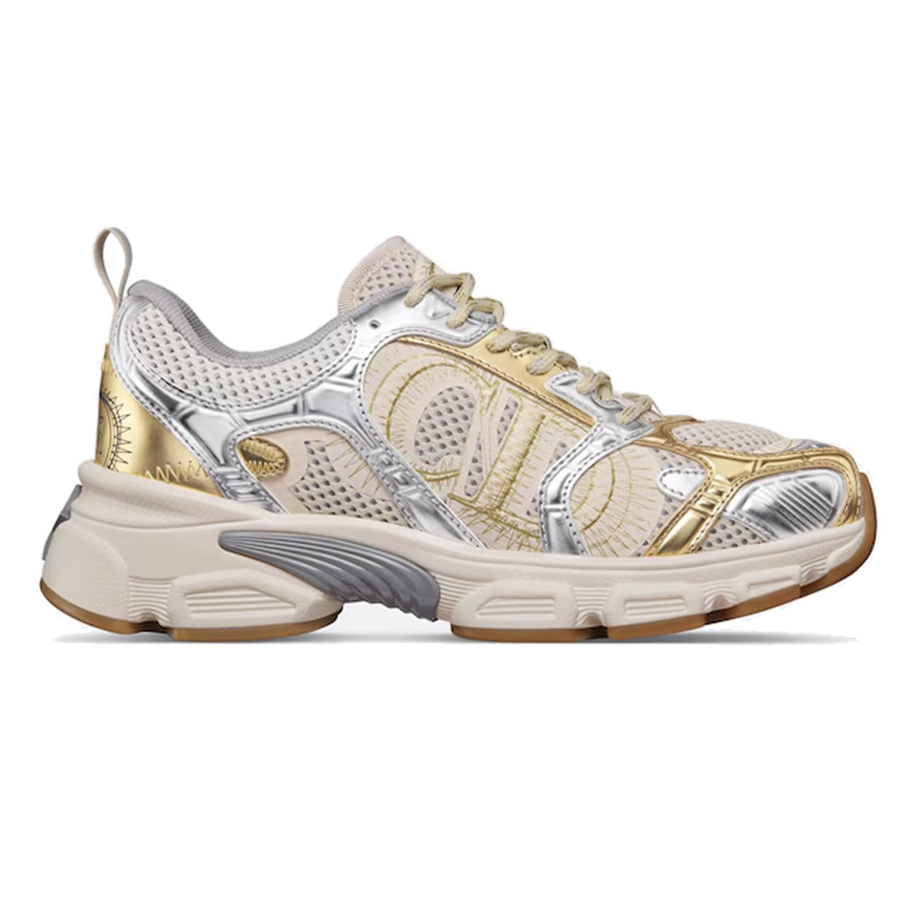 Dior Chrono Sports Shoes With Mesh Fabric And Faux Leather Trim (13) - www.newkick.org