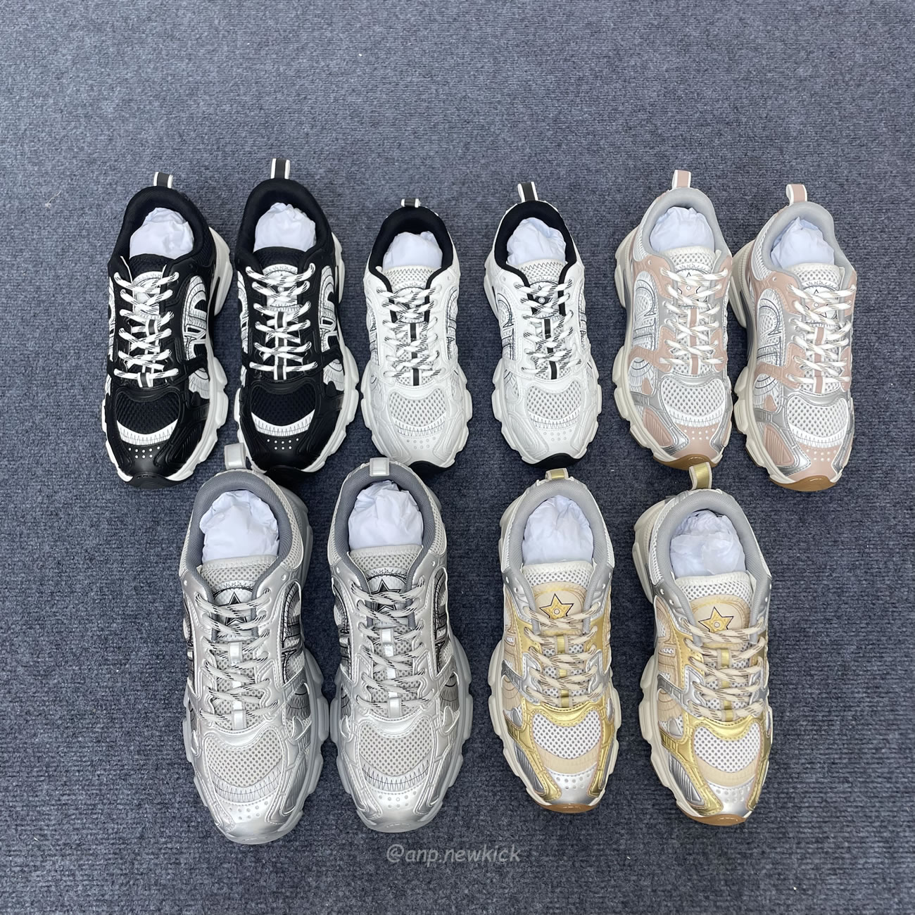 Dior Chrono Sports Shoes With Mesh Fabric And Faux Leather Trim (7) - www.newkick.org
