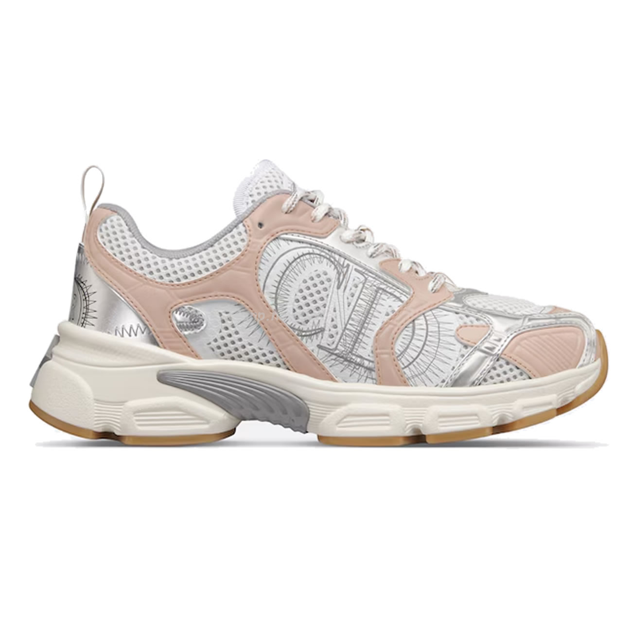 Dior Chrono Sports Shoes With Mesh Fabric And Faux Leather Trim (8) - www.newkick.org