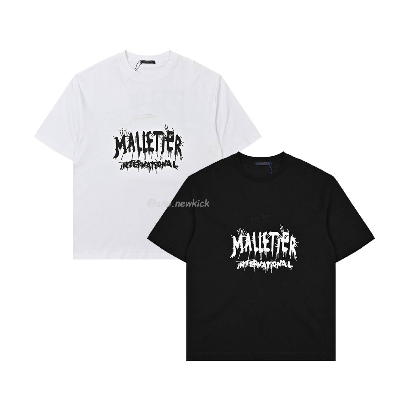 Louis Vuitton 24ss Embroidered Letter Printed Short Sleeves T Shirt (1) - www.newkick.org
