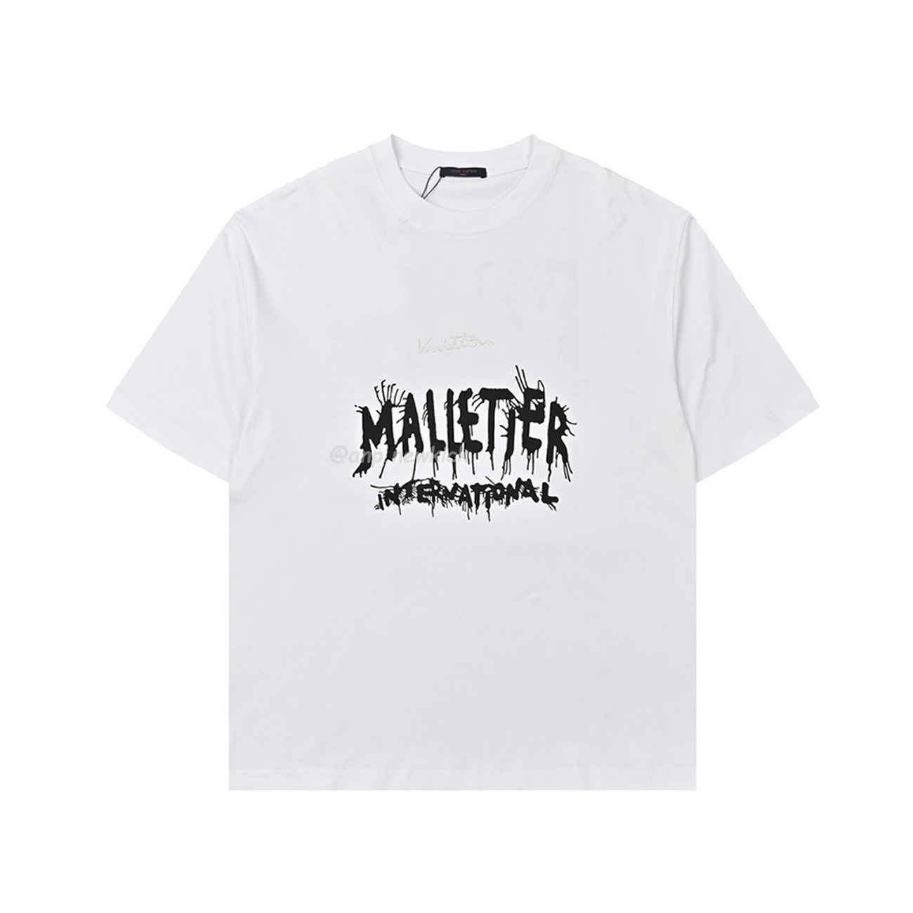Louis Vuitton 24ss Embroidered Letter Printed Short Sleeves T Shirt (3) - www.newkick.org