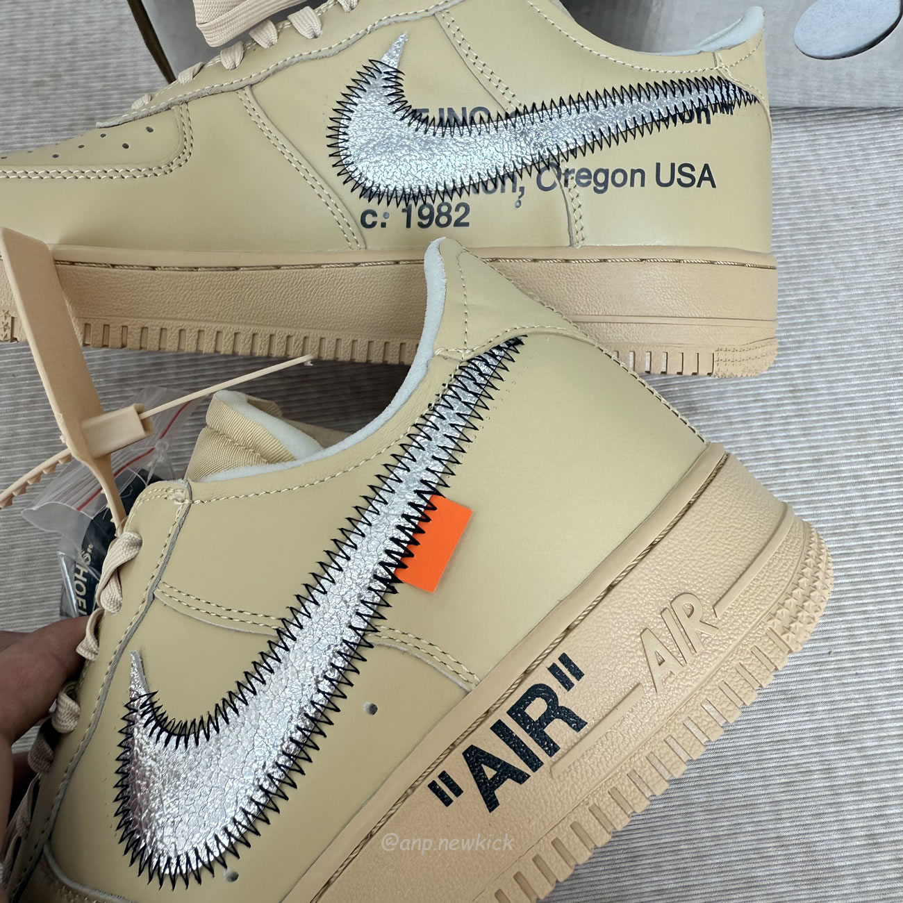Nike Air Force 1 Low Off White Sesame Fd6900 200 (3) - www.newkick.org