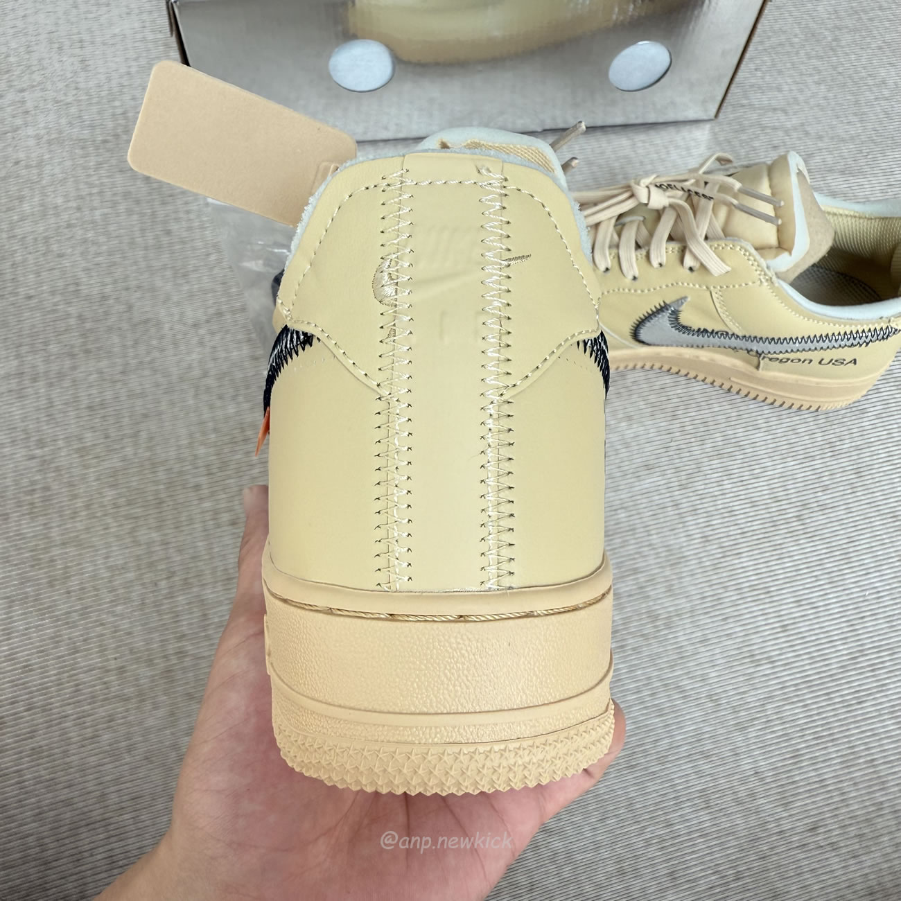 Nike Air Force 1 Low Off White Sesame Fd6900 200 (10) - www.newkick.org