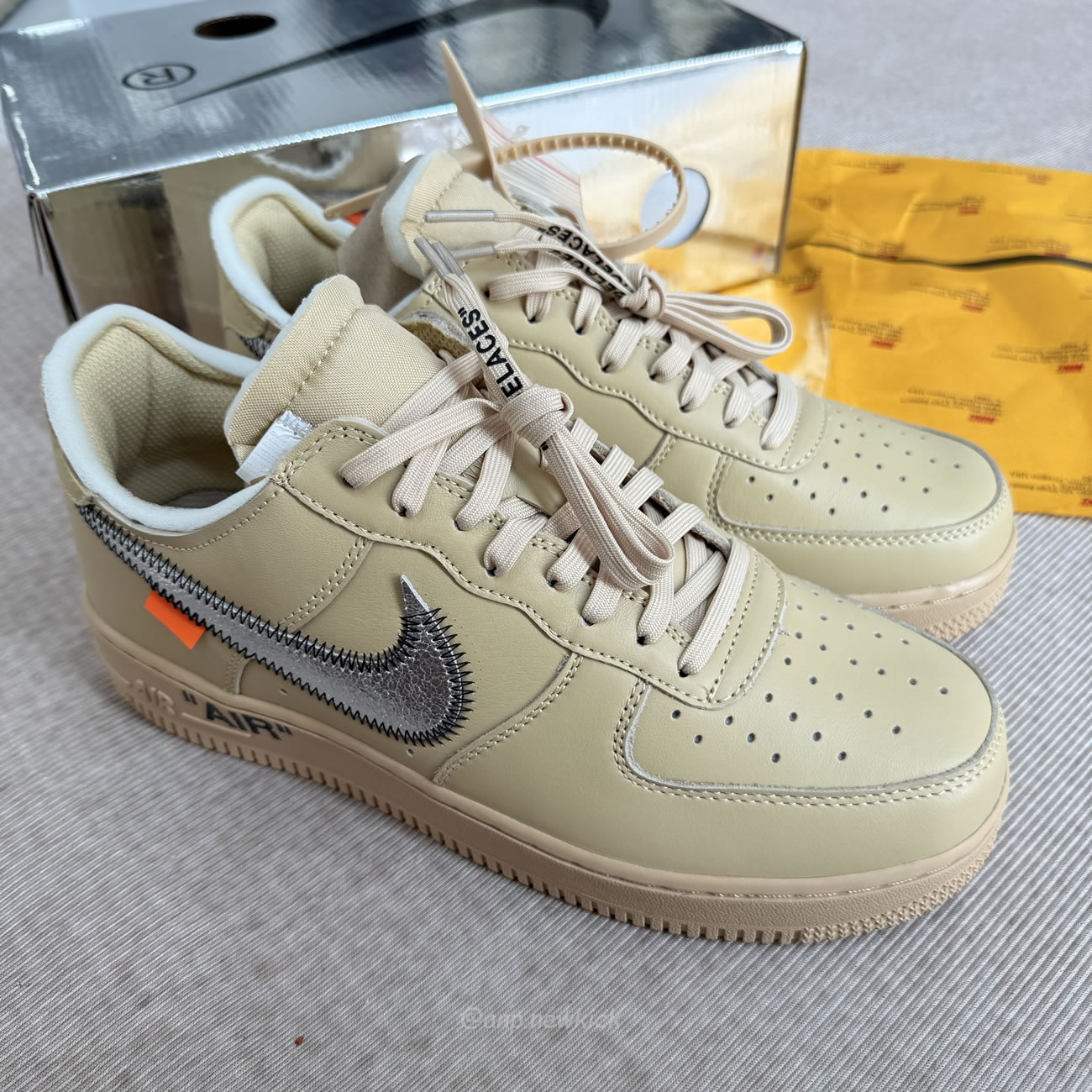 Nike Air Force 1 Low Off White Sesame Fd6900 200 (11) - www.newkick.org