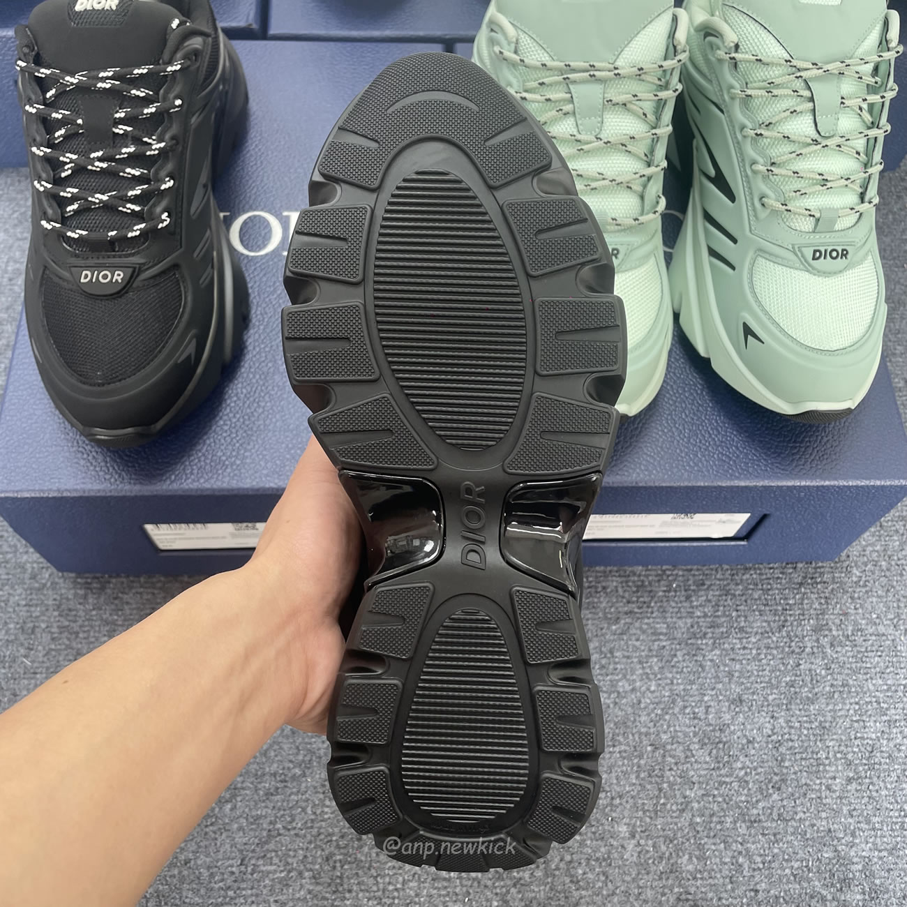 Dior B44 Blade Sneaker Black Technical Mesh And Black Technical Fabric 3sn306zzy H981 (11) - www.newkick.org