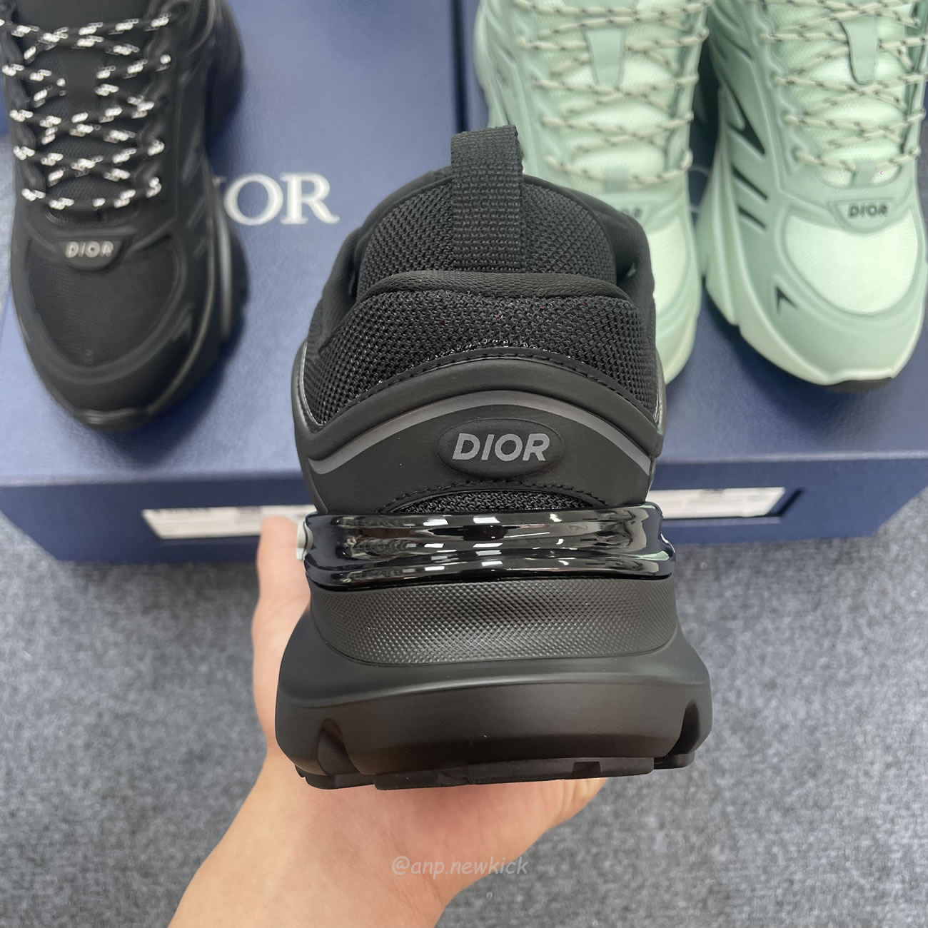 Dior B44 Blade Sneaker Black Technical Mesh And Black Technical Fabric 3sn306zzy H981 (4) - www.newkick.org