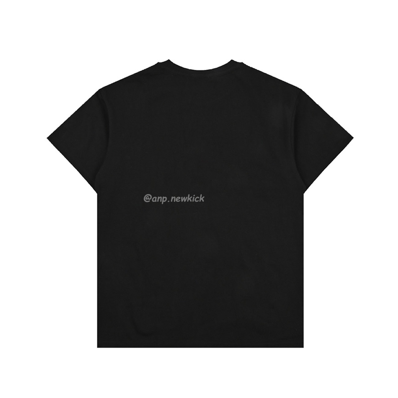 Fendi Pentagonal F Embroidered Flocked Round Neck Short Sleeved T Shirt (3) - www.newkick.org