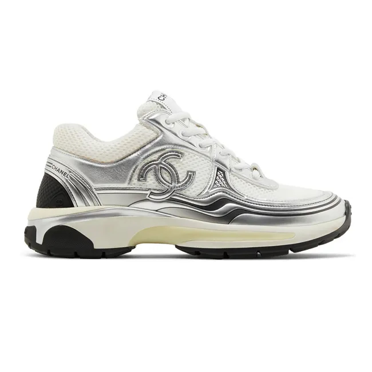 Chanel Cc Runner Silver Laminate G39792 Y56368 K5451 (1) - www.newkick.org