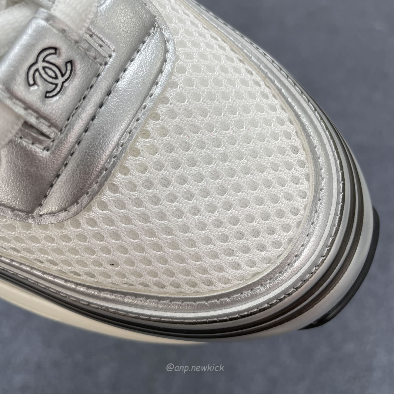 Chanel Cc Runner Silver Laminate G39792 Y56368 K5451 (7) - www.newkick.org