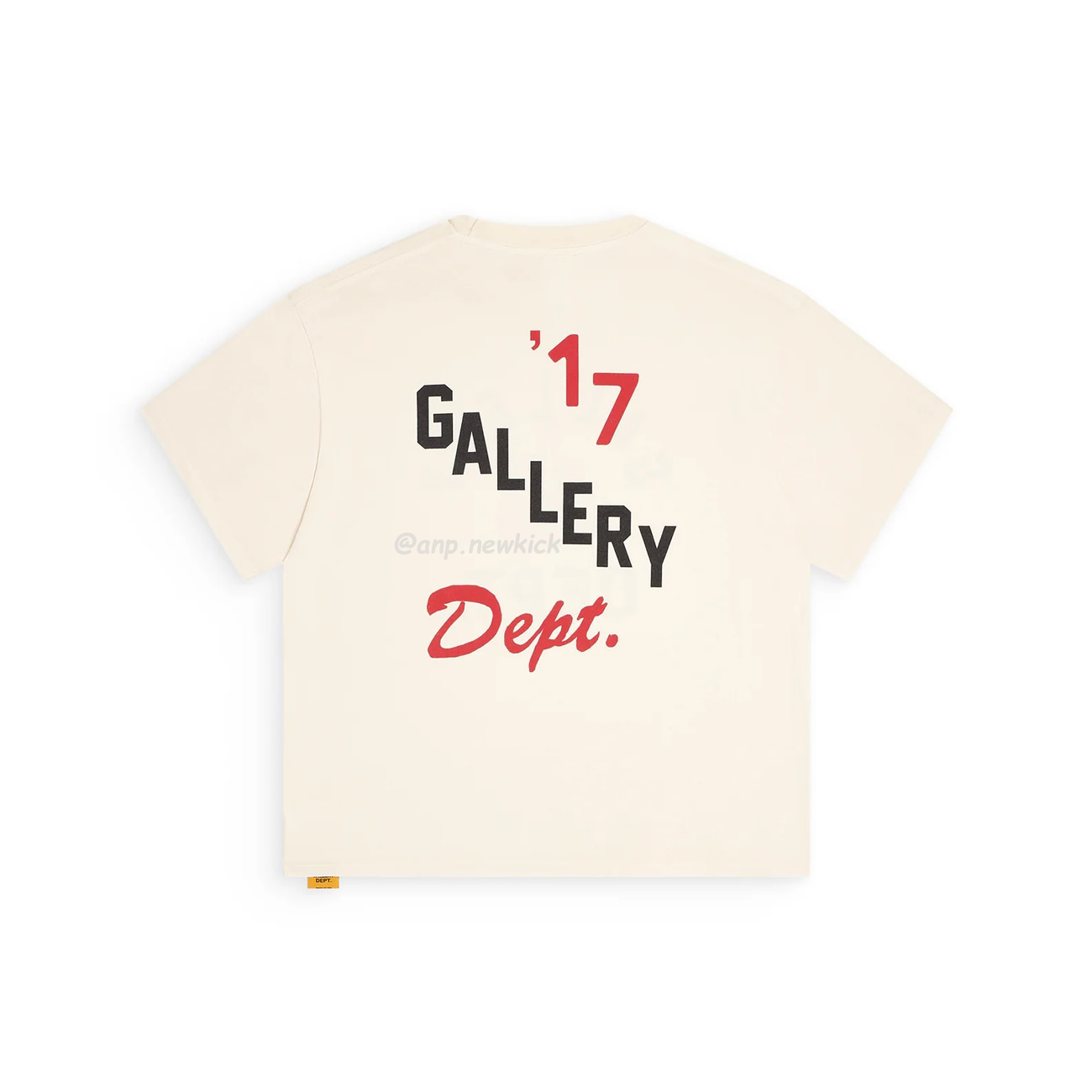Gallery Dept. Boxing Merch Yellow Black Beige T Shirt (2) - www.newkick.org