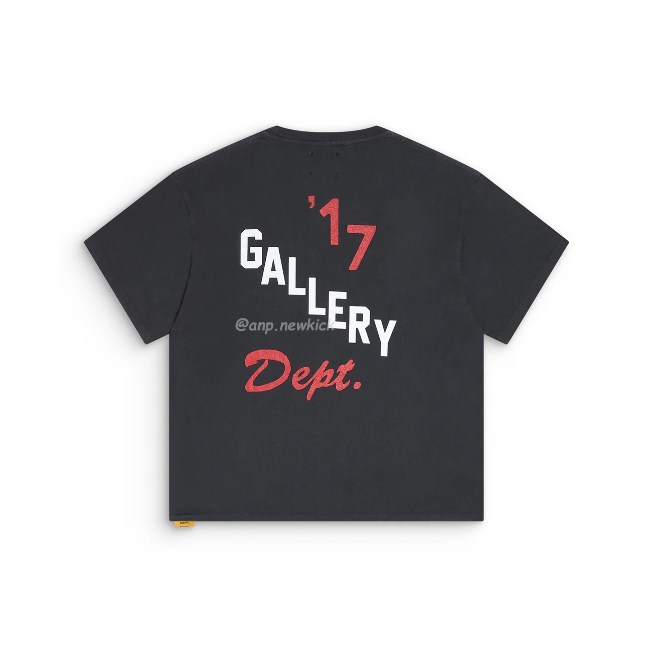 Gallery Dept. Boxing Merch Yellow Black Beige T Shirt (4) - www.newkick.org