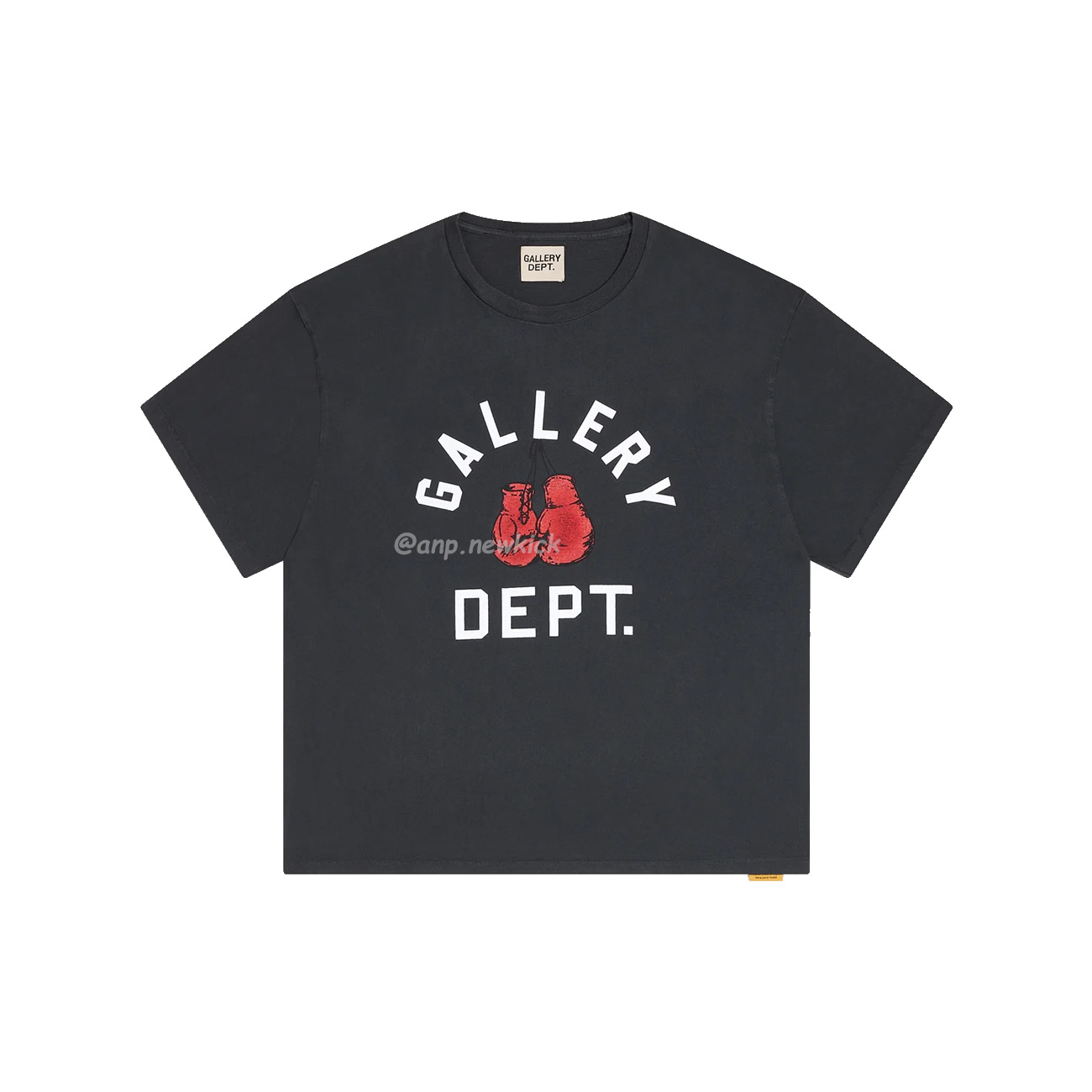 Gallery Dept. Boxing Merch Yellow Black Beige T Shirt (6) - www.newkick.org